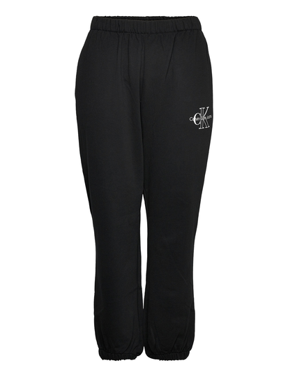 Plus Two T Monogram Jog Pant Trousers Joggers Musta Calvin Klein Jeans