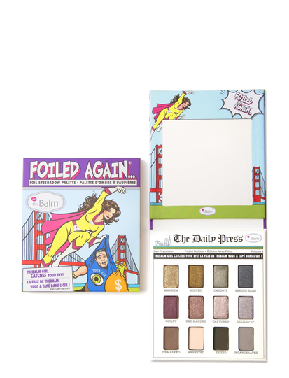 Foiled Again..foil Eyeshadow Palette Beauty WOMEN Makeup Eyes Eyeshadow Palettes Monivärinen/Kuvioitu The Balm