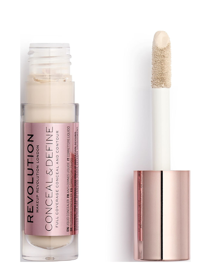 Revolution Conceal & Define Concealer C2 Peitevoide Meikki Makeup Revolution