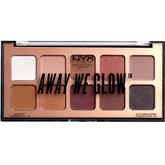 Away We Glow Shadow Palette, 10 g NYX Professional Makeup Luomiväri