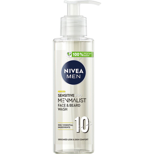 Menmalist Face & Beard Wash, 200 ml Nivea Ihonpuhdistus