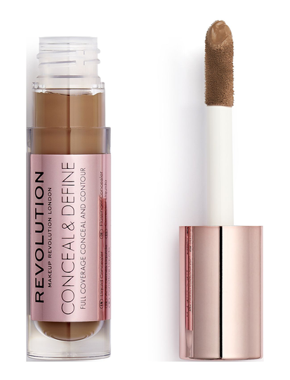 Revolution Conceal & Define Concealer C16 Peitevoide Meikki Makeup Revolution
