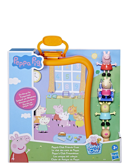 Peppa Pig Peppa's Club Friends Case Toys Baby Toys Educational Toys Activity Toys Monivärinen/Kuvioitu Peppa Pig