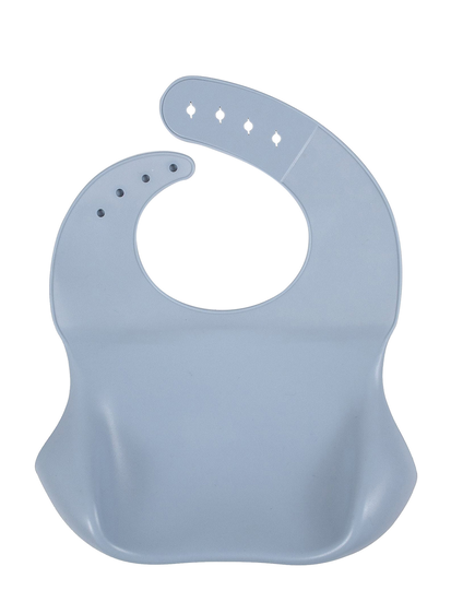 Silic Bib - Powder Blue Home Meal Time Bibs Sleeveless Bibs Sininen Filibabba