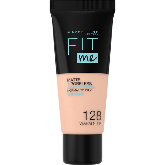 Maybelline New York Fit Me Matte + Poreless 128 Warm Nude