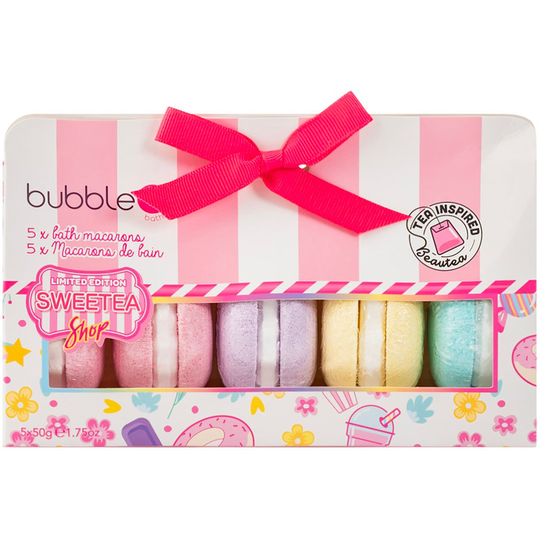 Sweetea Macaron Bath Fizzer, 250 g BubbleT Kylpyvaahto & Kylpysuola