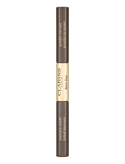 Brow Duo 05 Dark Brown Kulmakynä Meikki Ruskea Clarins