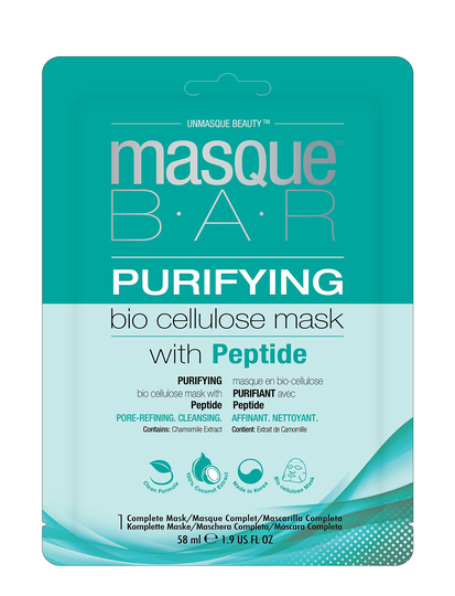 Masquebar Bio Cellulose Purifying Mask Kasvonaamio Ihonhoito Nude Masque B.A.R
