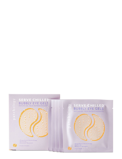 Serve Chilled Bubbly Eye Gels - 5 Pairs/Box Beauty WOMEN Skin Care Face Eye Patches Nude Patchology