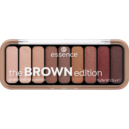 essence the brown edition eyeshadow palette 30