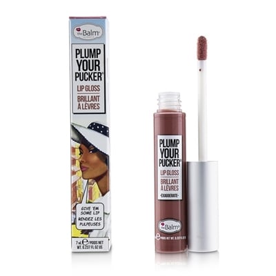 The Balm Plump Your Pucker Lip Gloss 7ml Plump Your Pucker Exaggerate - huulikiilto
