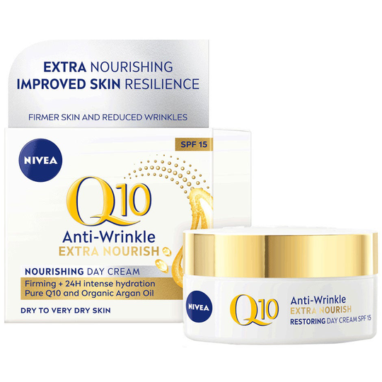 Q10 Extra Nourishing Day Cream, 50 ml Nivea Kasvovoiteet