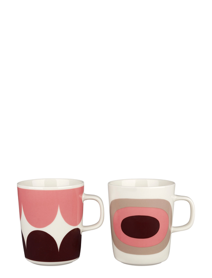 Härkä&Melooni Mug 2,5Dl 2Pcs Home Tableware Cups & Mugs Coffee Cups Monivärinen/Kuvioitu Marimekko Home