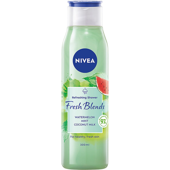 Fresh Blends Watermelon Shower Gel, 300 ml Nivea Suihku- ja kylpytuotteet