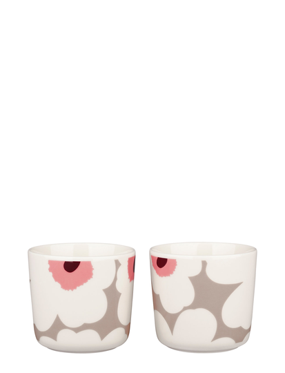 Unikko Cup W/Out H. 2Dl 2Pcs Home Tableware Cups & Mugs Coffee Cups Monivärinen/Kuvioitu Marimekko Home