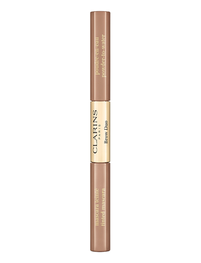 Brow Duo 02 Auburn Kulmakynä Meikki Ruskea Clarins