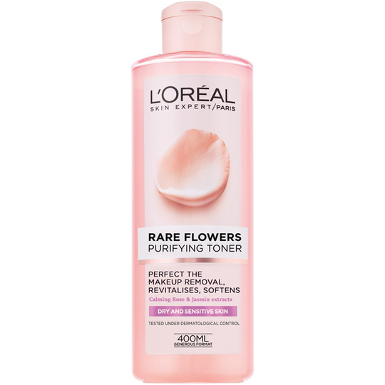 Loreal Paris Rare Flowers Purifying Toner Dry/Sensitive 400 ml