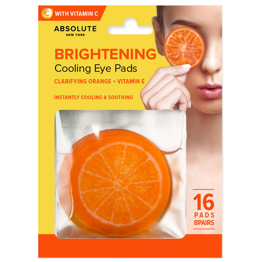 Brightening Eye Pad Orange 16pcs, 16 pcs Absolute New York Silmät