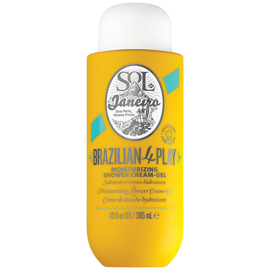 Brazilian 4 Play Moisturizing Shower Cream-Gel, 385 ml Sol De Janeiro Suihku- ja kylpytuotteet
