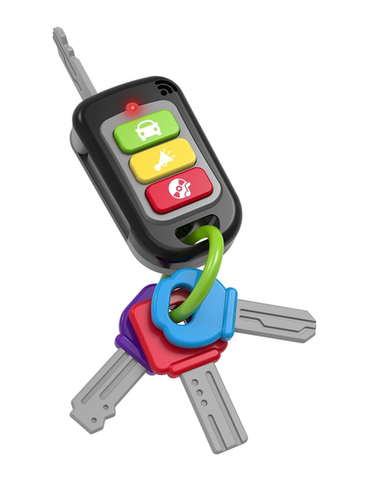 Hb Car Keys Toys Baby Toys Educational Toys Activity Toys Monivärinen/Kuvioitu Happy Baby