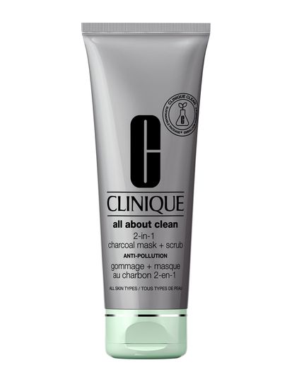 All About Clean Charcoal Mask + Scrub Anti-Pollution Beauty WOMEN Skin Care Face Face Masks Clay Mask Nude Clinique