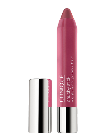 Chubby Stick Moisturizing Lip Colour Balm, Super Strawberry Huulikiilto Meikki Vaaleanpunainen Clinique