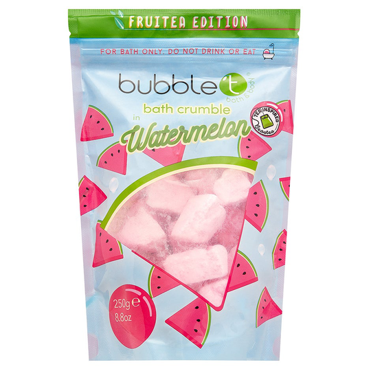 Fruitea Watermelon Bath Crumble, 250 g BubbleT Kylpyvaahto & Kylpysuola