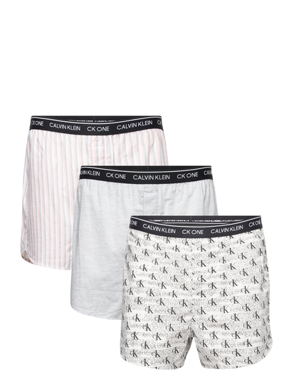 Slim Fit Boxer 3Pk Underwear Boxer Shorts Monivärinen/Kuvioitu Calvin Klein