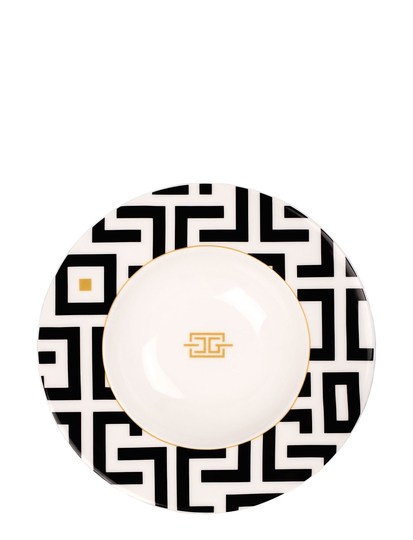 Cg Deco Deep Plate Home Tableware Plates Deep Plates Monivärinen/Kuvioitu Carolina Gynning