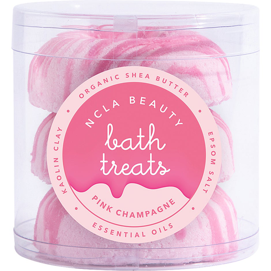 Pink Champagne Bath Treats (3Pc Bath Bomb Set), 65 g NCLA BEAUTY Kylpyvaahto & Kylpysuola