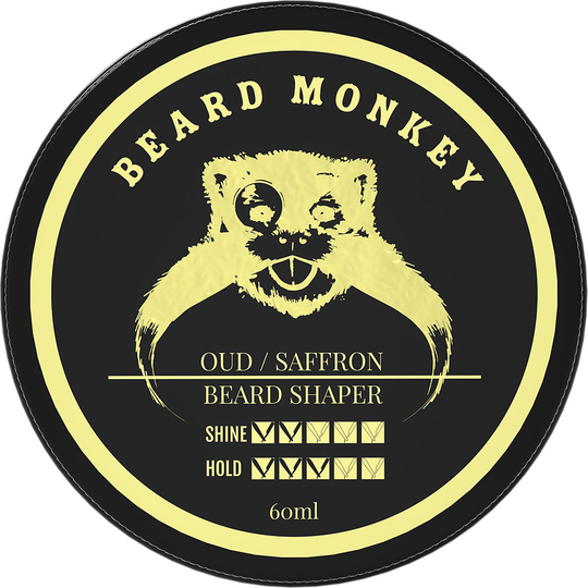 Oud & Saffron Beard Shaper, 60 ml Beard Monkey Parta & Viikset