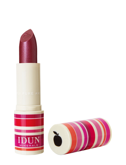 Creme Lipstick Sylvia Huulipuna Meikki Liila IDUN Minerals