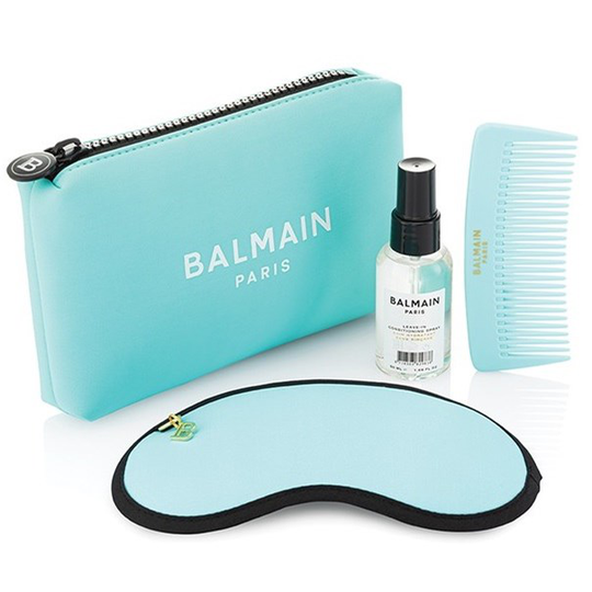 Balmain Limited Edition Cosmetic Bag Turquoise