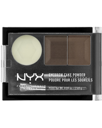 Eyebrow Cake Powder, Dark Brown/ Brown