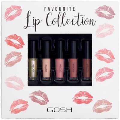 GOSHin lahjapakkaus Favorite Lip Collection -huulten kokoelma