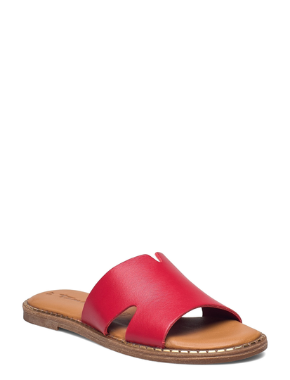Woms Slides Shoes Summer Shoes Flat Sandals Punainen Tamaris