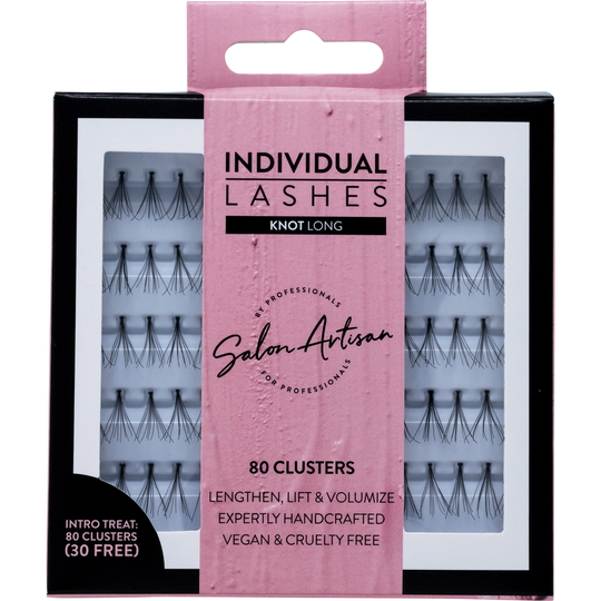 Salon Artisan Individuals 80 Cluster Individual Lash (Knot) Long