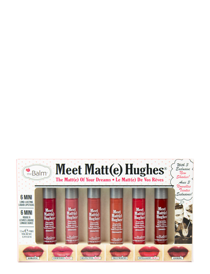 Meet Matte Hughes 6 Pack Mini Kit #12 Huulikiilto Meikki Vaaleanpunainen The Balm