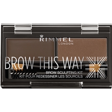 Rimmel Brow This Way Eyebrow Powder Kit 2 gr 003 Dark Brown
