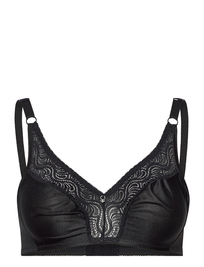 Glitter,Soft Bra White Lingerie Bras & Tops Soft Bras Tank Top Bras Musta Abecita