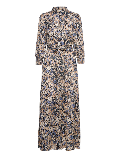 Kajava Long Dress Dresses Shirt Dresses Monivärinen/Kuvioitu Kaffe