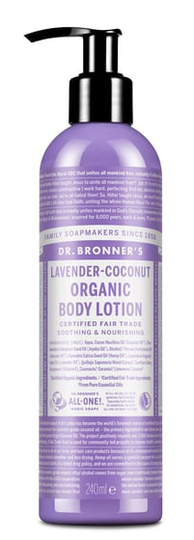 Dr. Bronner's - Orgaaninen vartalovoide Laventeli-Kookos 240 ml