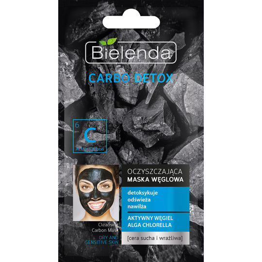Bielenda CARBO DETOX Cleansing carbon mask for dry and sensitive