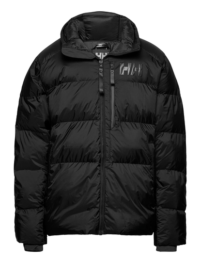 Active Winter Parka Vuorillinen Takki Topattu Takki Musta Helly Hansen