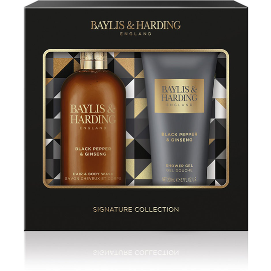 Men's Black Pepper & Ginseng, 500 ml Baylis & Harding Vartalotuotepakkaukset