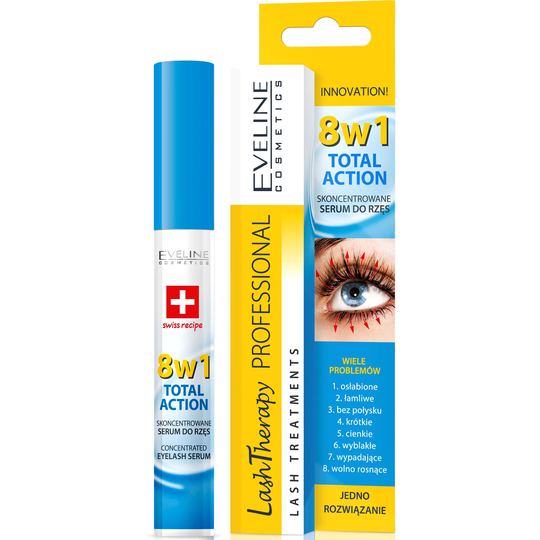 Eveline Cosmetics Lash Therapy Total Action Eyelash Serum 8in1 10