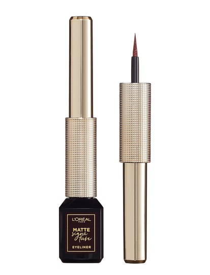 Matte Signature Eyeliner Rajauskynä Meikki Ruskea L'Oréal Paris