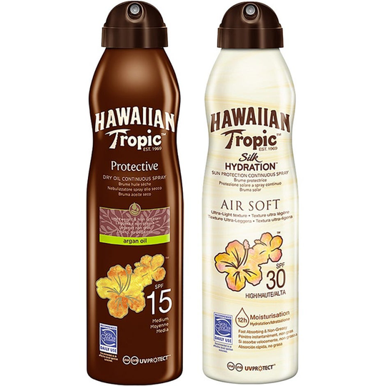 Sun Protection Spray, Hawaiian Tropic Aurinkosuoja vartalo