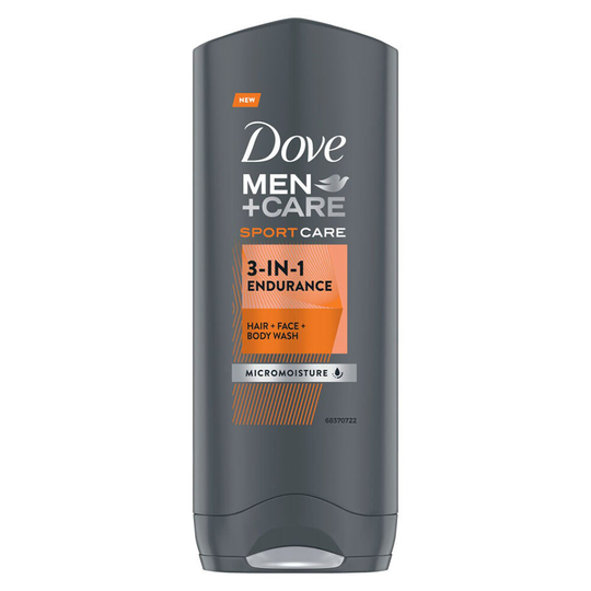 Men+Care Sport Endurance 3-in-1, 250 ml Dove Suihkugeelit miehille