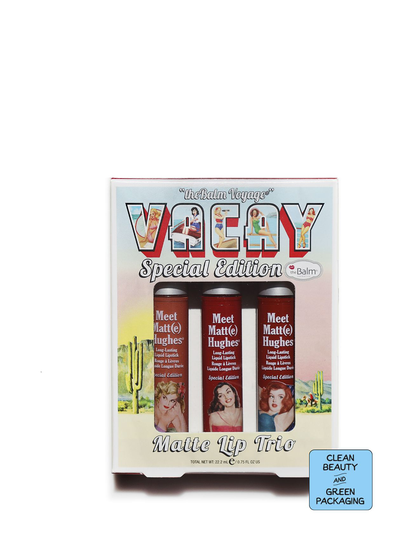 Thebalm Voyage Vacay Matte Lip Trio Huulikiilto Meikki Monivärinen/Kuvioitu The Balm